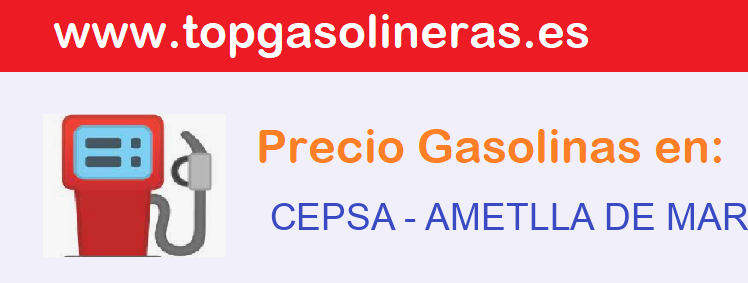 Precios gasolina en CEPSA - ametlla-de-mar-l